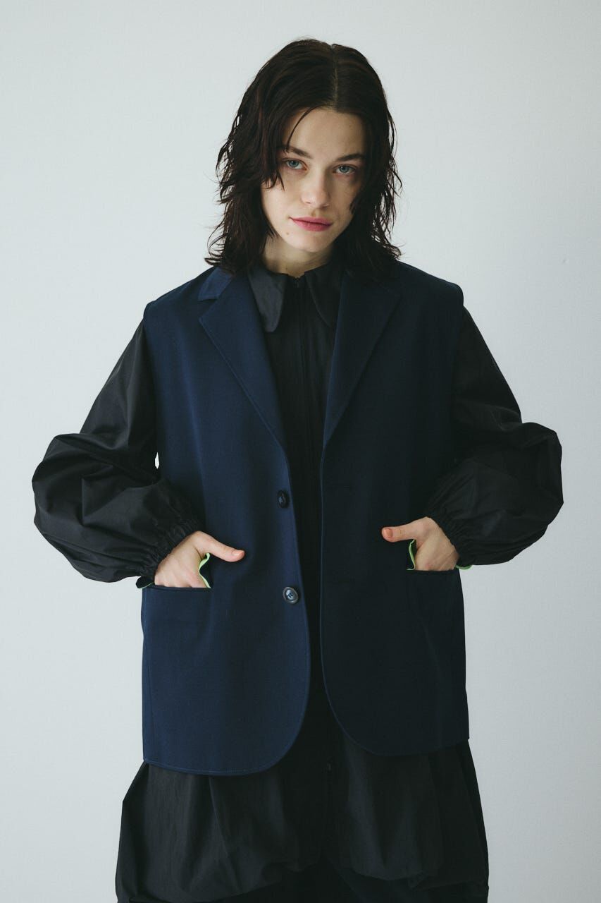 HeRIN.CYE「［予約］Big vest」|ダウンベスト・ベスト|NVY