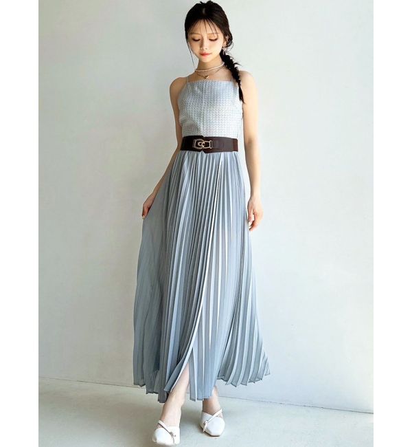 RESEXXY「ツイードレイヤードワンピース」|ワンピース|