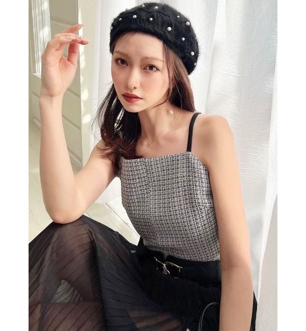 RESEXXY「ツイードレイヤードワンピース」|ワンピース|