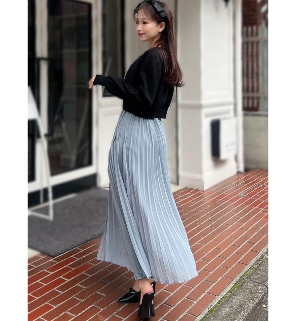 RESEXXY「ツイードレイヤードワンピース」|ワンピース|