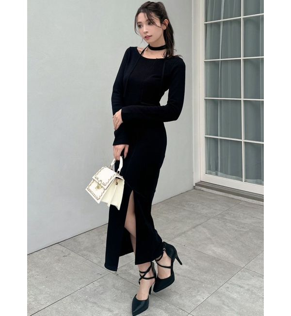 RESEXXY「バックオープンパネルワンピース」|ワンピース|