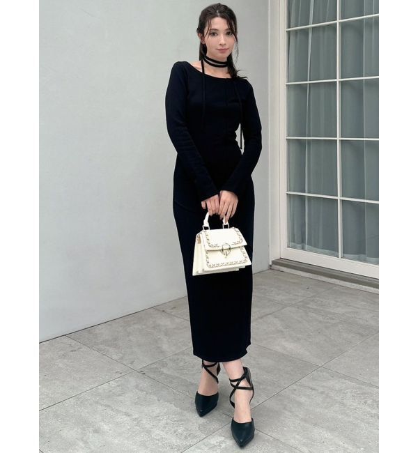 RESEXXY「バックオープンパネルワンピース」|ワンピース|