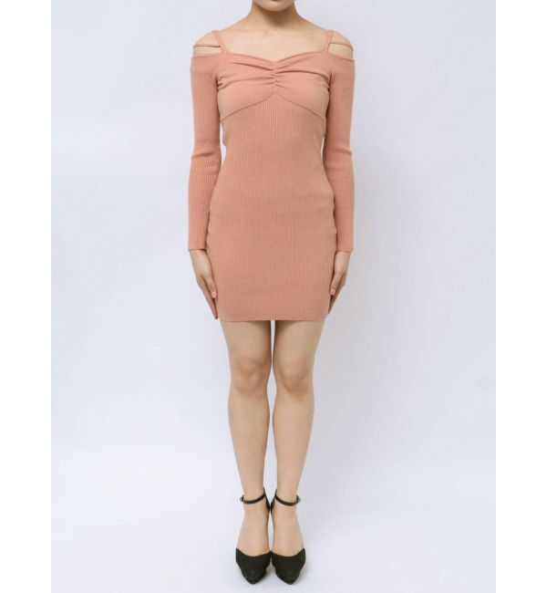 RESEXXY「ナローストラップタイトニットワンピース」|ワンピース|