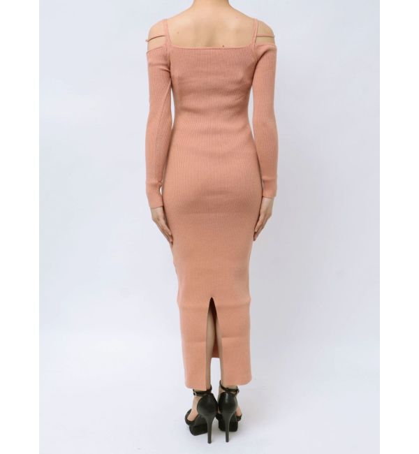 RESEXXY「ナローストラップタイトニットワンピース」|ワンピース|