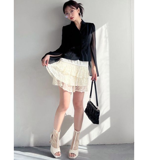 RESEXXY「フリルミニスカート」|スカート|