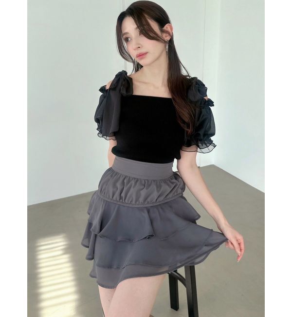 RESEXXY「フリルミニスカート」|スカート|