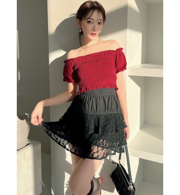 RESEXXY「フリルミニスカート」|スカート|