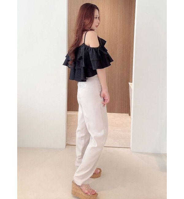 MERCURYDUO「オフショルフリルブラウス」|シャツ・ブラウス|