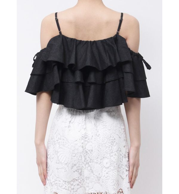 MERCURYDUO「オフショルフリルブラウス」|シャツ・ブラウス|