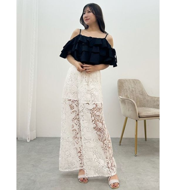 MERCURYDUO「オフショルフリルブラウス」|シャツ・ブラウス|