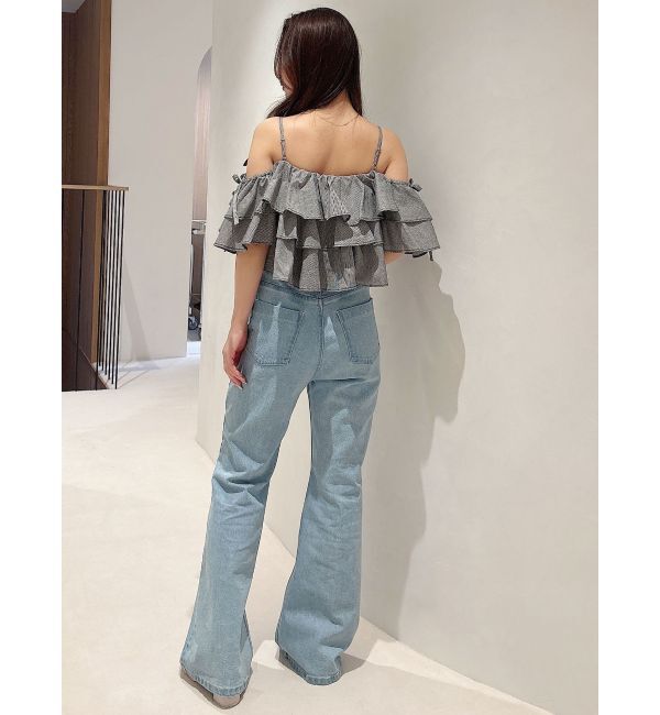 MERCURYDUO「オフショルフリルブラウス」|シャツ・ブラウス|