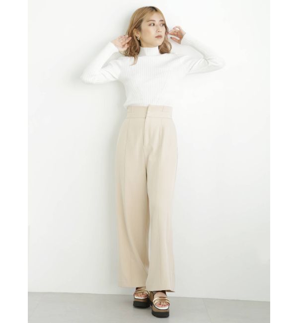 MURUA「ハイウエストベルトワイドパンツ」|その他|