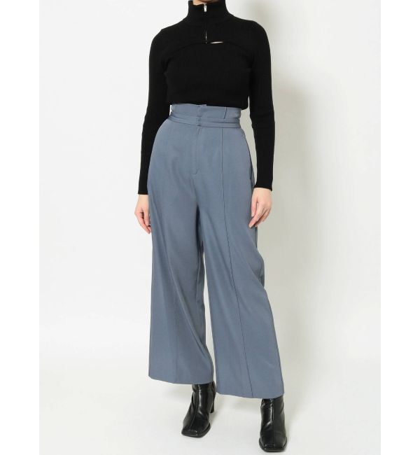 MURUA「ハイウエストベルトワイドパンツ」|その他|