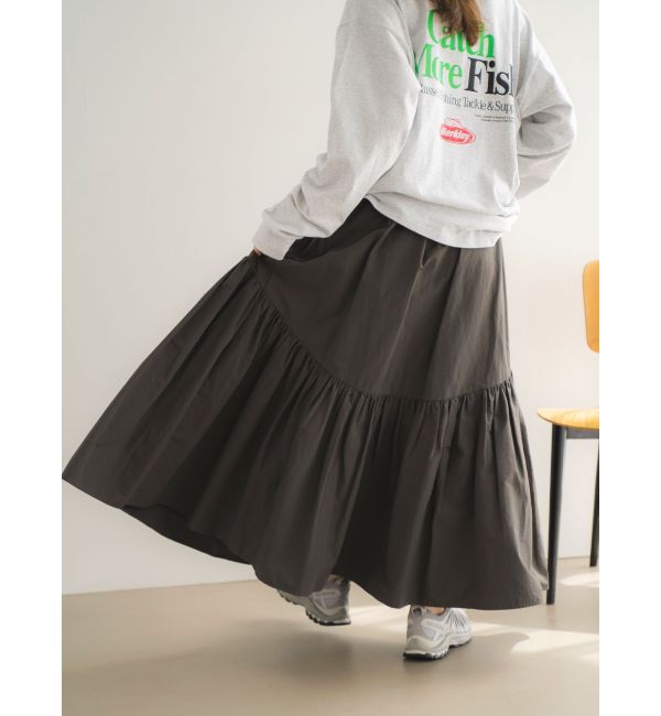 Ungrid「ギャザーデザインスカート」|スカート|