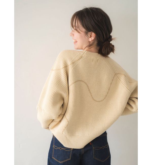 Ungrid「テープデザインルーズニット」|ニット・セーター|