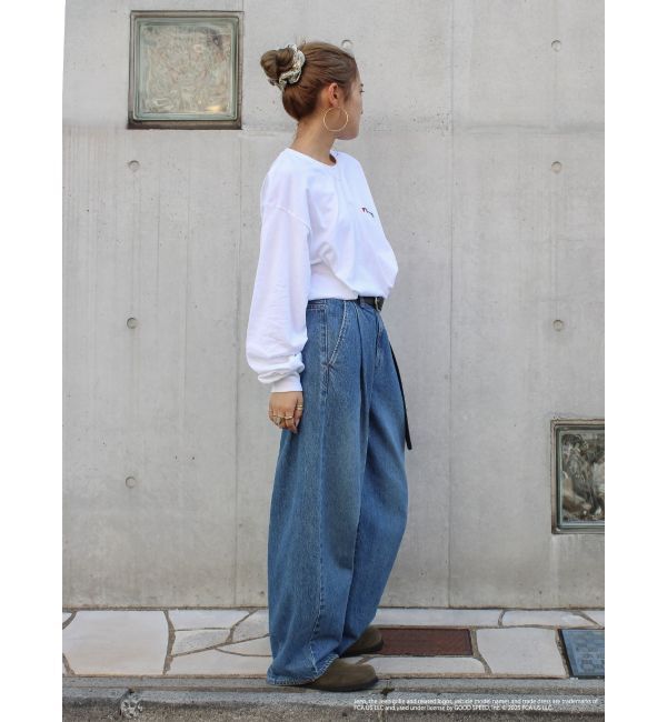 Ungrid「Jeep?ロゴロングスリーブTee」|Tシャツ・カットソー|