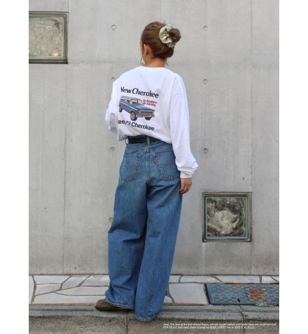 Ungrid「Jeep?ロゴロングスリーブTee」|Tシャツ・カットソー|