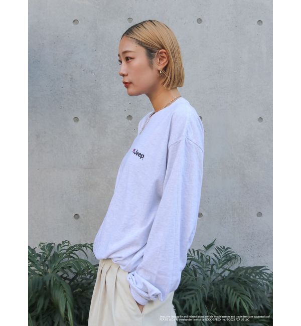Ungrid「Jeep?ロゴロングスリーブTee」|Tシャツ・カットソー|