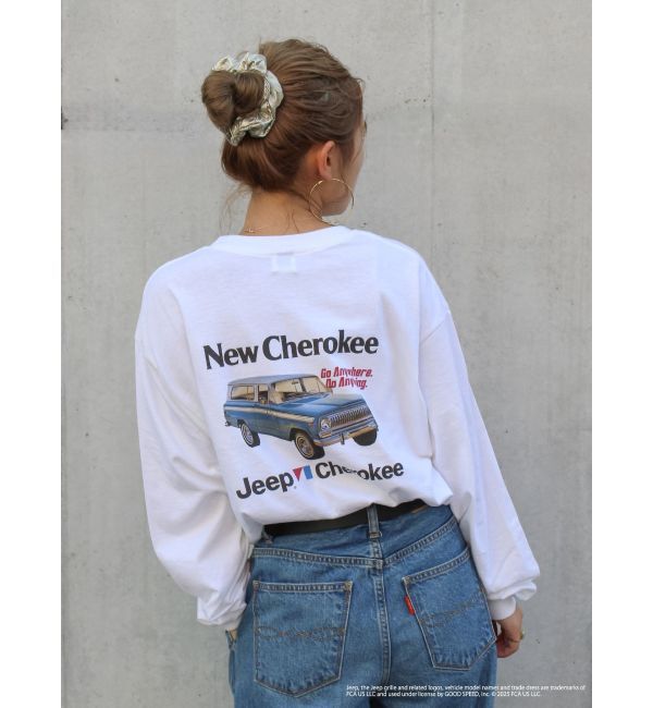 Ungrid「Jeep?ロゴロングスリーブTee」|Tシャツ・カットソー|