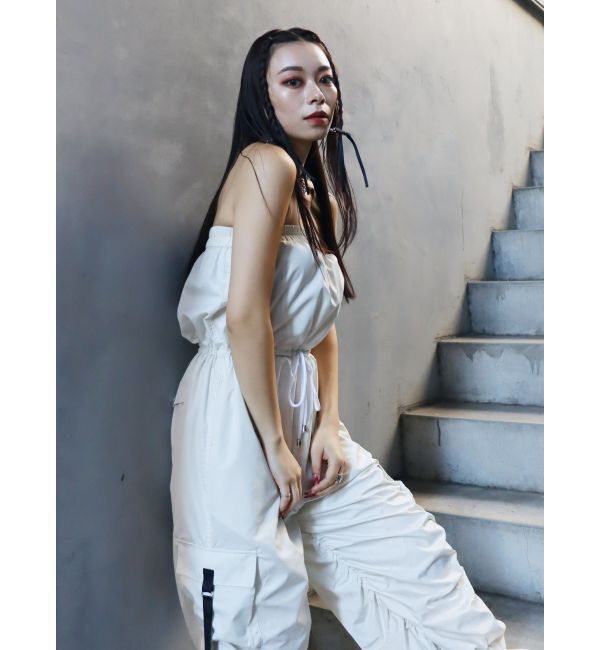 EVRIS「ボリュームギャザーベアオールインワン」|オールインワン|