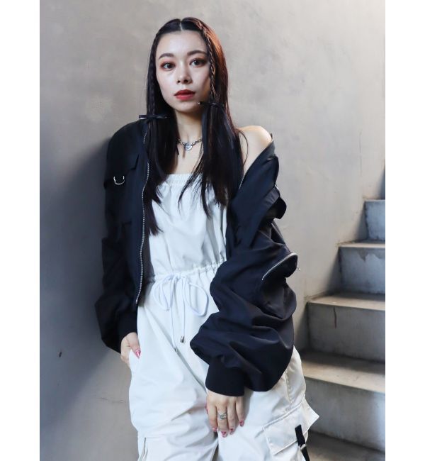 EVRIS「ボリュームギャザーベアオールインワン」|オールインワン|