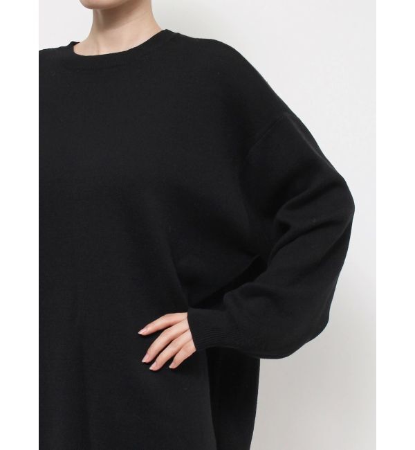 EVRIS「バックロゴオーバーサイズニットトップス」|ニット・セーター|