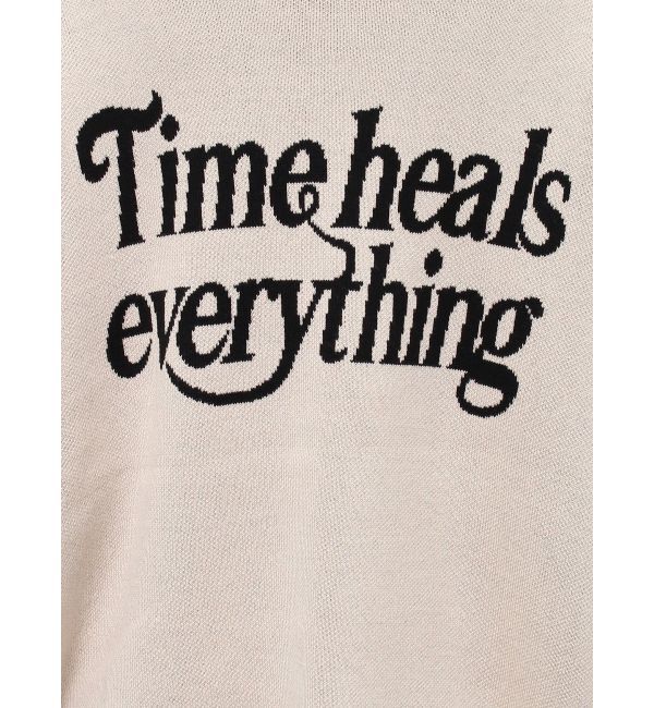 EVRIS「バックロゴオーバーサイズニットトップス」|ニット・セーター|