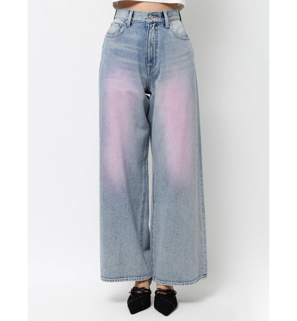 EVRIS「カラールーズワイドデニムパンツ」|デニム|