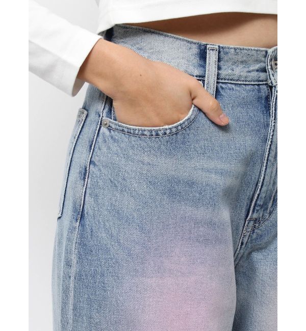 EVRIS「カラールーズワイドデニムパンツ」|デニム|