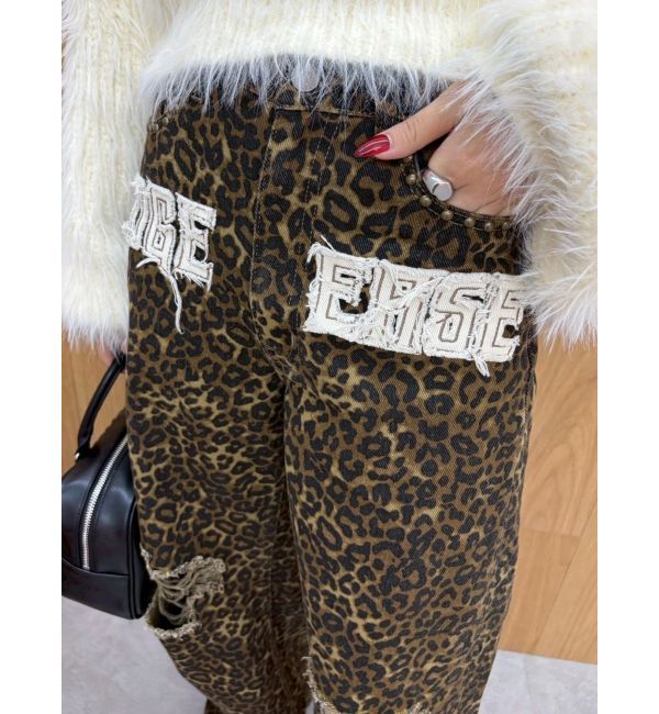 EVRIS「グラフィックワイドパンツ」|その他|