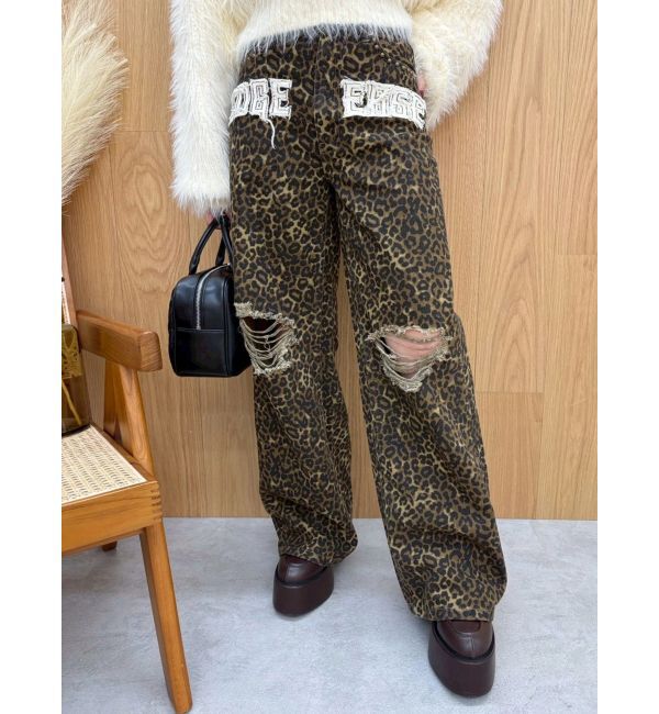 EVRIS「グラフィックワイドパンツ」|その他|