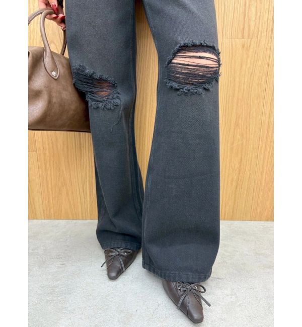 EVRIS「グラフィックワイドパンツ」|その他|