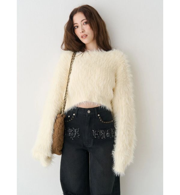 EVRIS「シャギーニットトップス」|ニット・セーター|