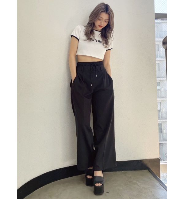 GYDA「ダブルウエストツイルパンツ」|その他|