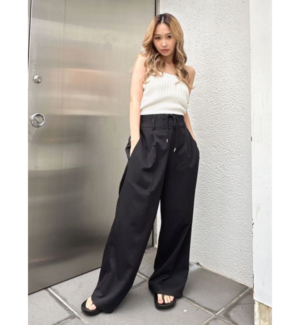 GYDA「ダブルウエストツイルパンツ」|その他|