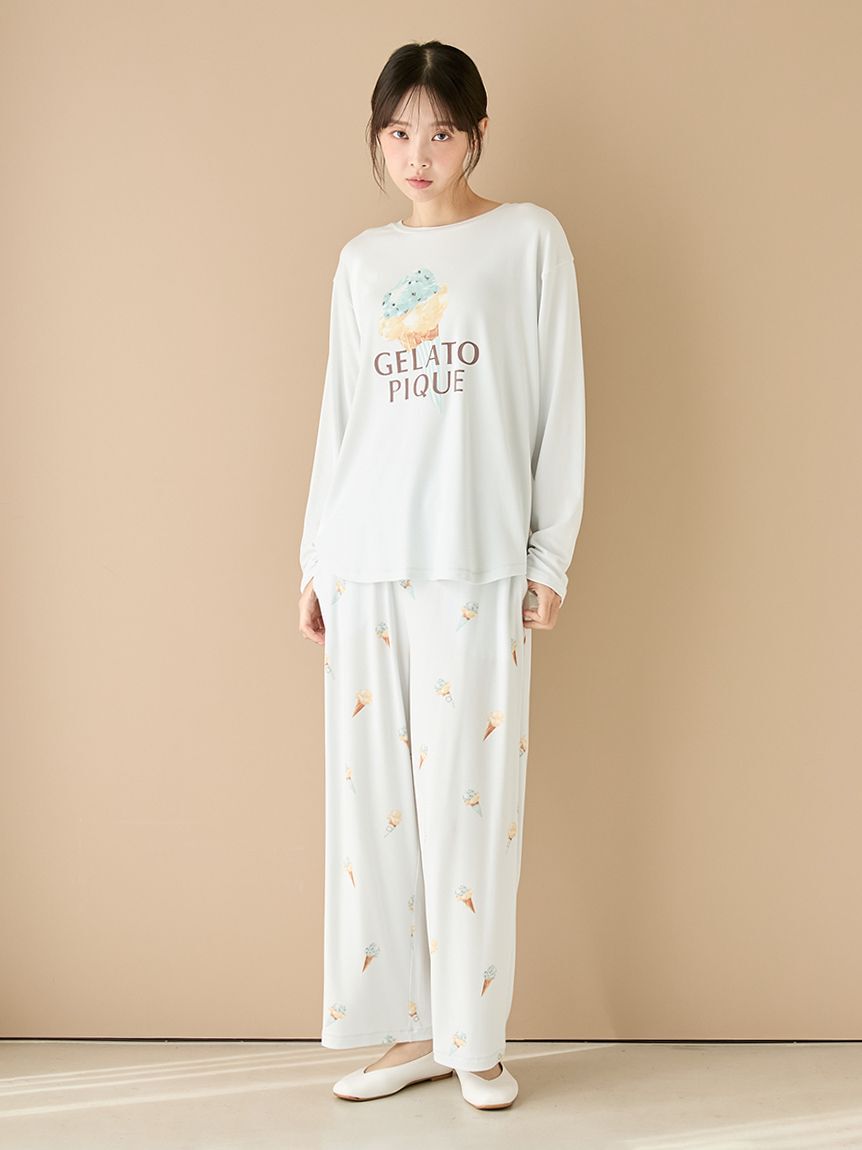 gelato pique「アイス柄ロングパンツ」|ルームウェア|