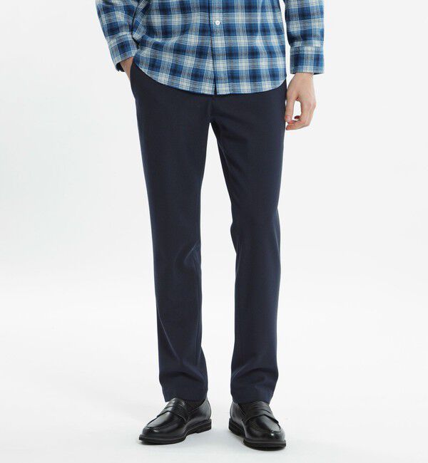 MACKINTOSH PHILOSOPHY「裏起毛ツイルストレッチ エラスティックパンツ」|その他|ネイビー