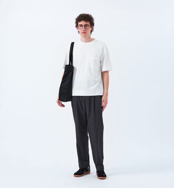 MACKINTOSH PHILOSOPHY「ベアスムース　五分袖ポケットTシャツ」|Tシャツ・カットソー|