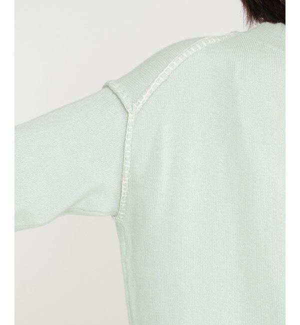 ikka「アンゴラ混モチモチ配色プルオーバー」|プルオーバー|