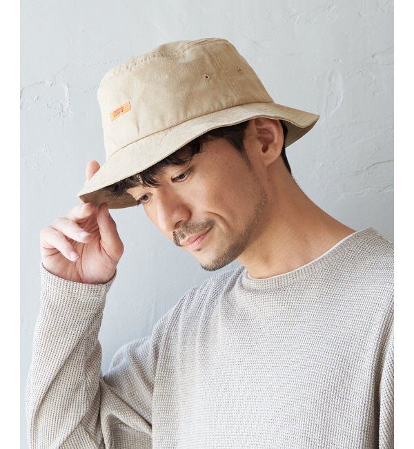 ikka「UNIVERSAL OVERALL フェイクスウェードバケットハット」|その他|ベージュ