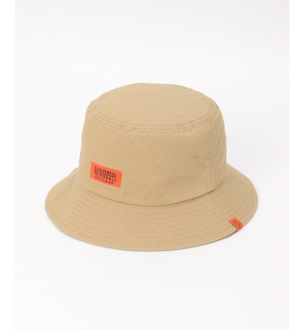 ikka「UNIVERSAL OVERALL ユニバーサルオーバーオール ロゴ刺繍ツイルバケットハット」|その他|
