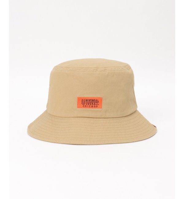 ikka「UNIVERSAL OVERALL ユニバーサルオーバーオール ロゴ刺繍ツイルバケットハット」|その他|