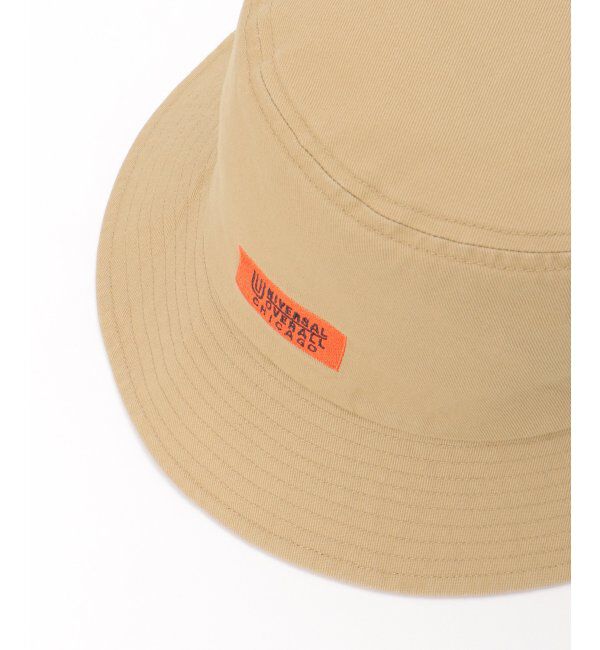 ikka「UNIVERSAL OVERALL ユニバーサルオーバーオール ロゴ刺繍ツイルバケットハット」|その他|