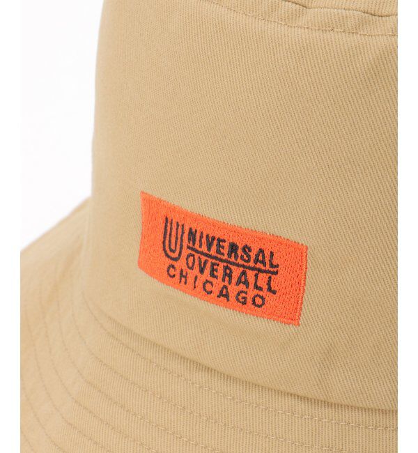 ikka「UNIVERSAL OVERALL ユニバーサルオーバーオール ロゴ刺繍ツイルバケットハット」|その他|