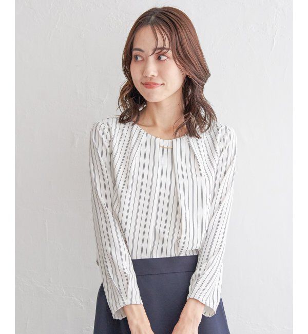 IKKA LOUNGE「バーチャーム付きブラウス」|シャツ・ブラウス|