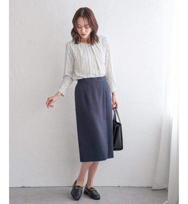 IKKA LOUNGE「バーチャーム付きブラウス」|シャツ・ブラウス|