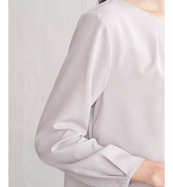 IKKA LOUNGE「バーチャーム付きブラウス」|シャツ・ブラウス|