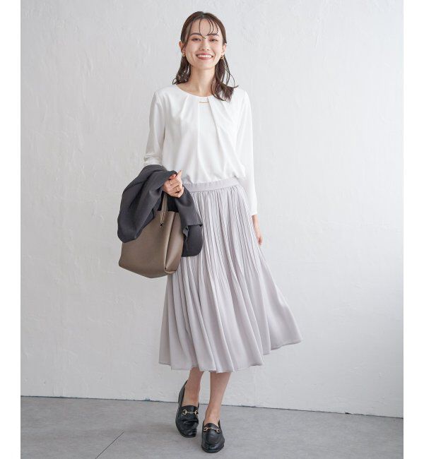 IKKA LOUNGE「バーチャーム付きブラウス」|シャツ・ブラウス|