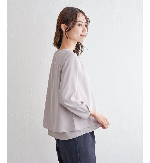 IKKA LOUNGE「バーチャーム付きブラウス」|シャツ・ブラウス|