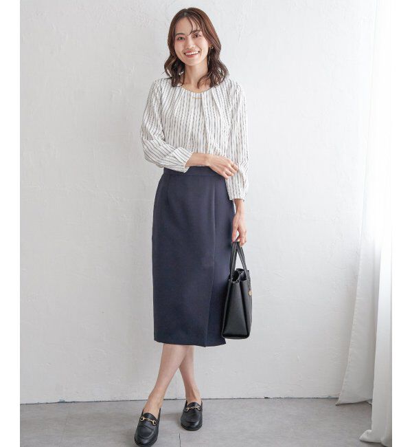 IKKA LOUNGE「バーチャーム付きブラウス」|シャツ・ブラウス|